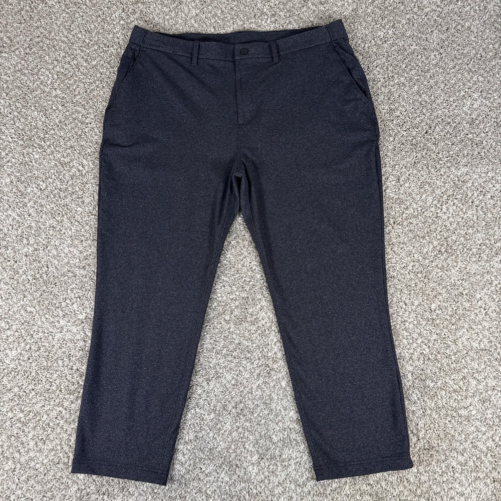 Public Rec Pants Mens 40x28 Charcoal Gray All Day Every Day Stretch Athleisure